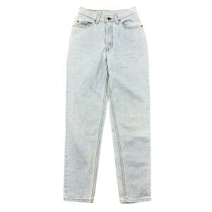 Vtg 90s Levi's 512 Jeans Women 5 (24x28) Blue Light Wash USA Tapered Mid Rise